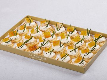 PETIT PLATEAU BLINI HADDOCK FUME CREME CITRON