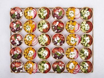 PLATEAU MINI BOWLS VG FETA - YAOURT GREC - POIS CHICHE