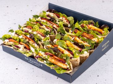 COFFRET PITAS POULET HALLOUMI x12